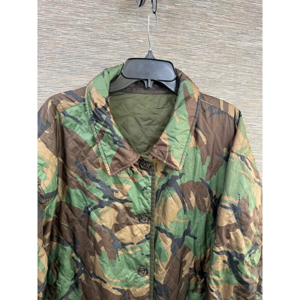 Polo Ralph Lauren Mens Jacket Green Size 3XB Reversible Quilted Camo Barn - Picture 10 of 16